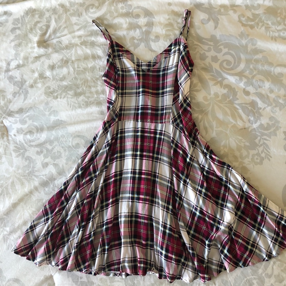 Aeropastale plaid girls dress